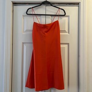Abercrombie Orange Slip Dress